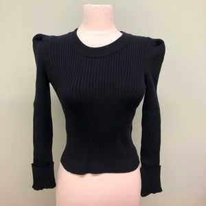 Top Shop | Women's Long Sleeve Shirt | Navy | Size 2